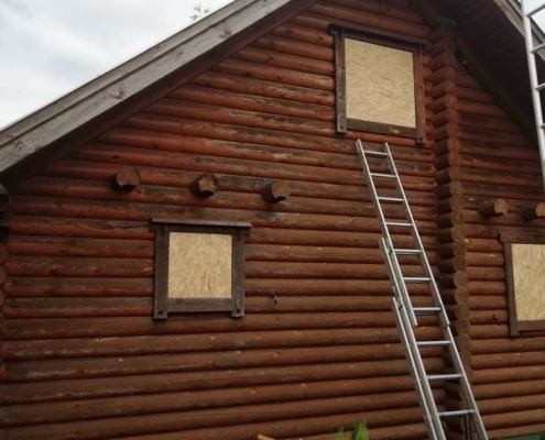 régi fa tisztítás homokfúvó technológával